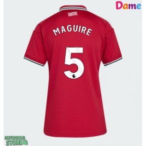Manchester United Harry Maguire #5 Replika Hjemmebanetrøje Dame 2026-27 Kortærmet